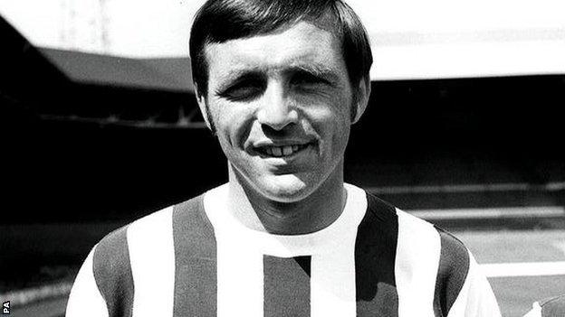 Jeff Astle, the former West Bromwich Albion striker