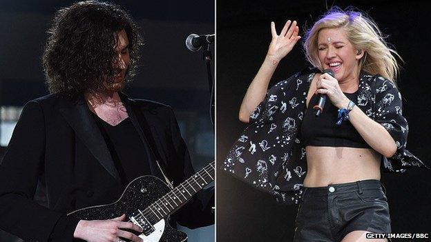 Hozier and Ellie Goulding