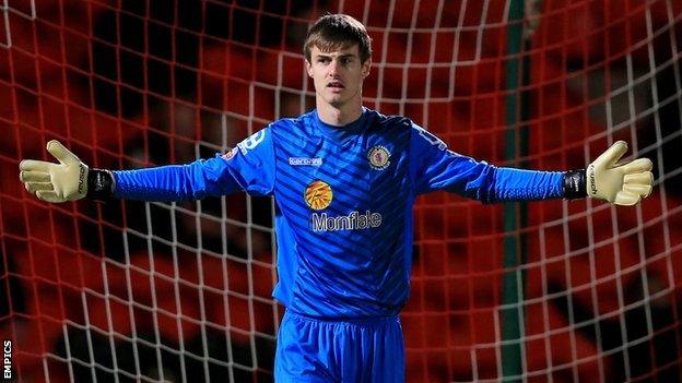Crewe Alexandra keeper Ben Garratt