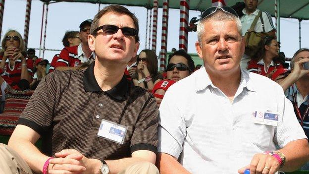 Roger Lewis and Warren Gatland