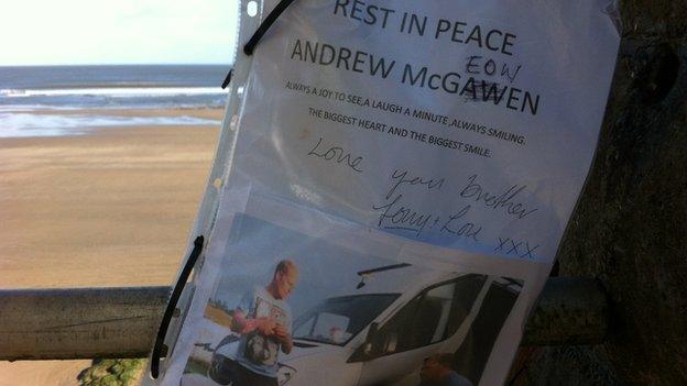 Tribute to Andrew McGeown