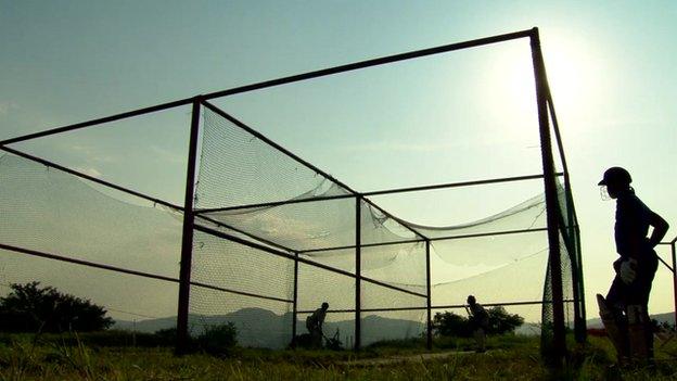 Cricket nets in South Africa