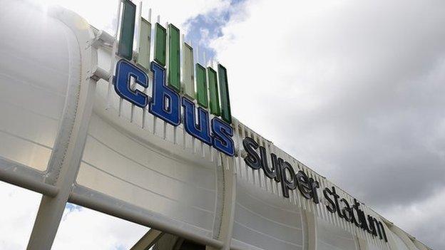 A general view of CBus Super Stadium on February 23, 2015 on the Gold Coast, Australia.