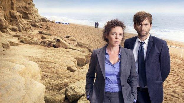 Olivia Colman and David Tennant in Broadchurch