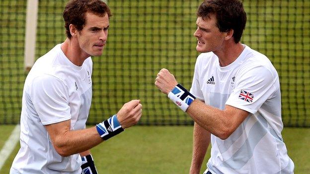 Andy and Jamie Murray