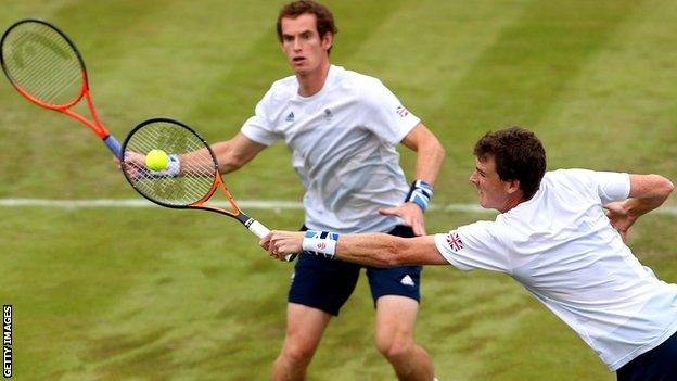 Andy and Jamie Murray