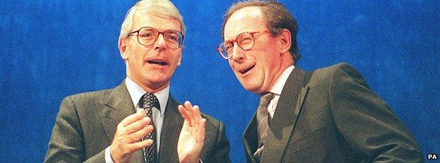 John Major and Malcolm Rifkind