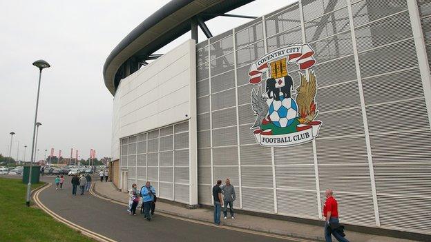 Ricoh Arena, home of Coventry City