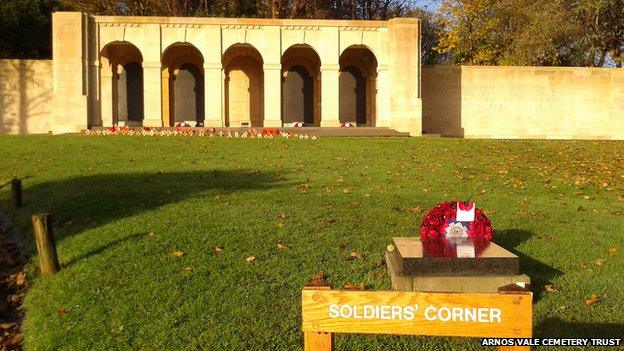 Soldiers' Corner, Arnos Vale Cemetery