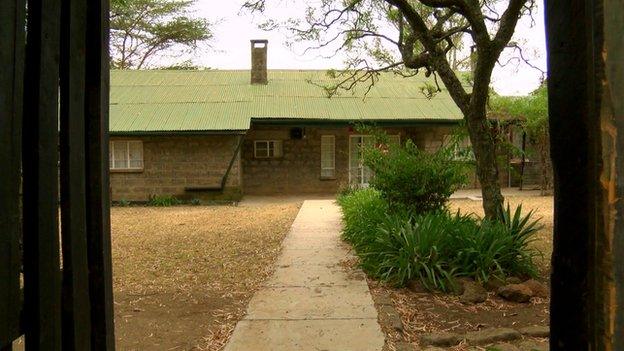 Simon Harris' home in Kenya (February 2015)