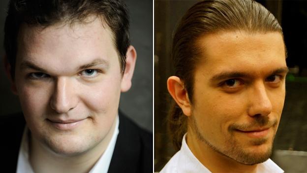 Bass Sebastian Pilgrim, 30, is Germany's entry, while bass baritone Roberto Lorenzi, 25, represents Italy