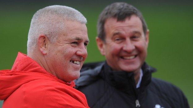 Warren Gatland and Roger Lewis