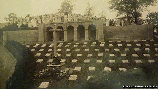 Soldiers' Corner, Arnos Vale Cemetery