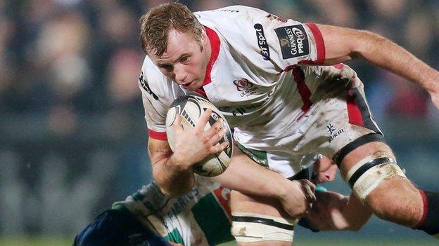 Roger Wilson in action against Treviso earlier this month