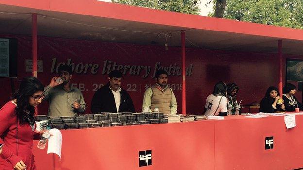 Lahore Literary Festival stall