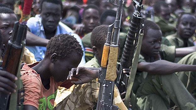 Child soldier disarmament, Feb 2015