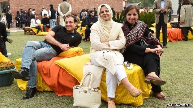 Pakistanis at the Lahore Literary Festival