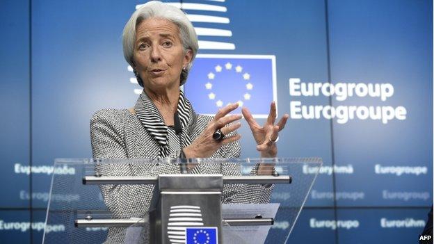 IMF head Christine Lagarde (20 Feb)