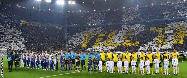 Juventus Stadium pre kick-off