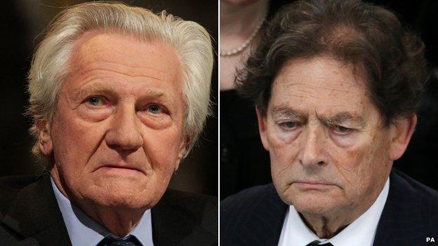 Lord Heseltine, Lord Lawson