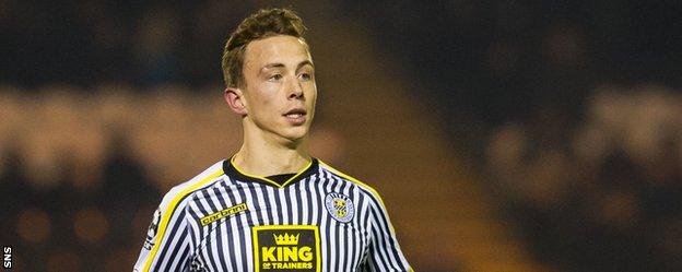 St Mirren defender Jeroen Tesselaar