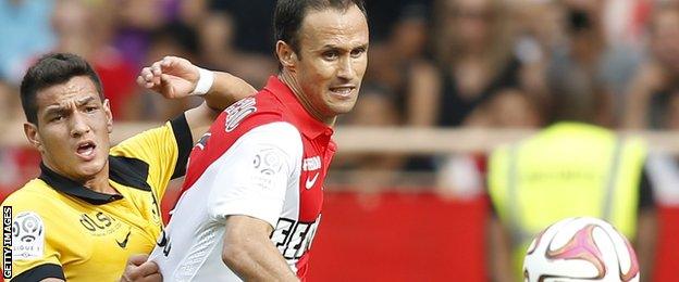 Ricardo Carvalho playing for Monaco