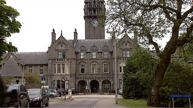 The Woodend hospital in Aberdeen regularly had 70 beds a day blocked