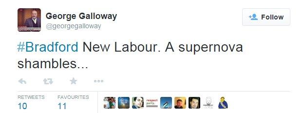 George Galloway tweet