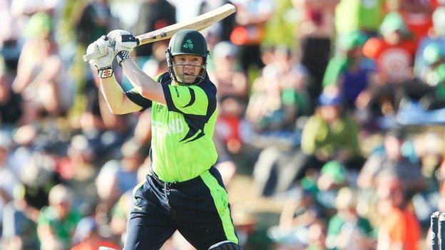 Ireland batsman Niall O'Brien