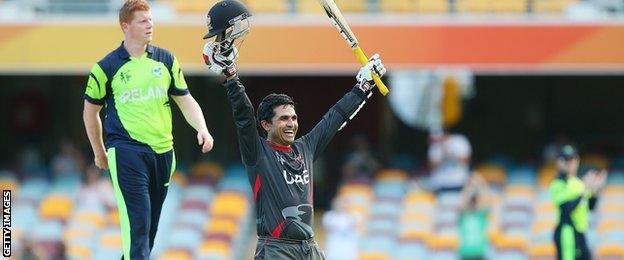 UAE batsman Shaiman Anwar