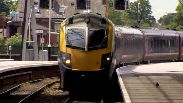 First Hull Trains approaching platform