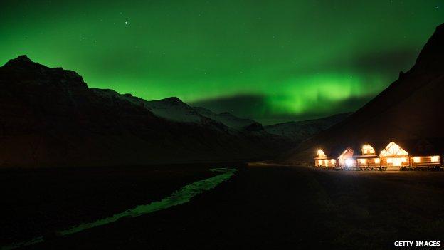 Northern lights in Iceland