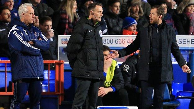 Gary Rowett was pitting his wits against Ipswich manager Mick McCarthy at Portman Road on Tuesday night