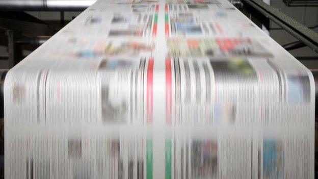 Newspaper printing