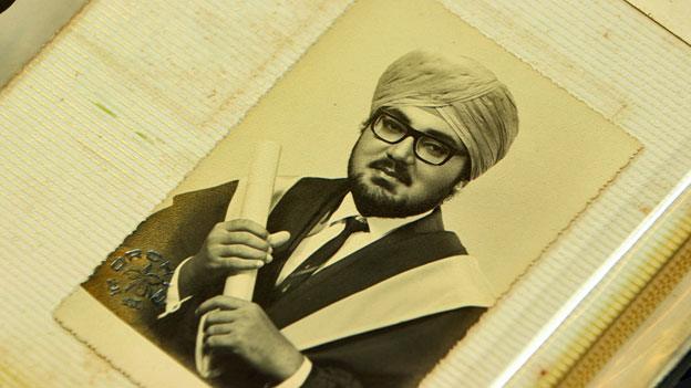 My father Kernail, second-generation Singaporean, in his graduation photograph