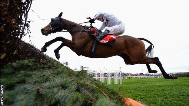 Holywell won at the Aintree Grand National meeting in 2014