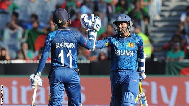 Kumar Sangakkara and Tillakaratne Dilshan