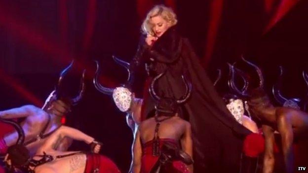 Madonna picks herself up