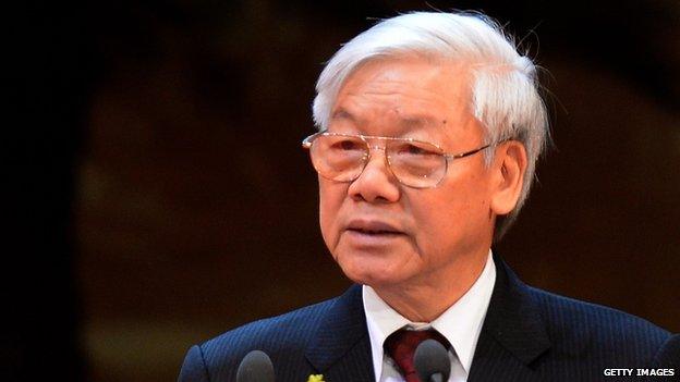 Vietnamese Communist Party chief Nguyen Phu Trong