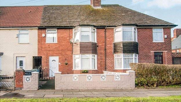 Paul McCartney's childhood home in Speke, Liverpool