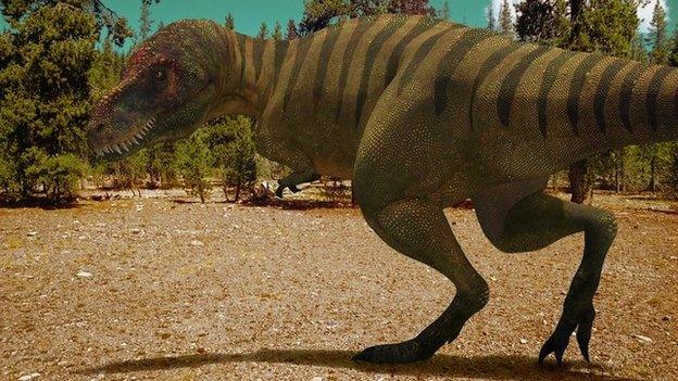 A CGI Tyrannosaurus Rex