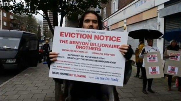 Russell Brand was involved in the campaign