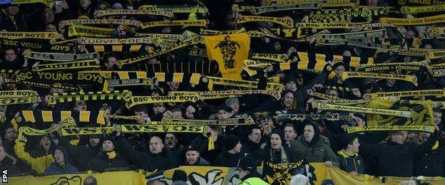 Young Boys supporters