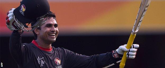 UAE all-rounder Shaiman Anwar