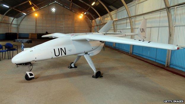 UN surveillance drone