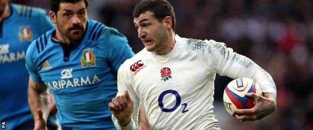 England Gloucester wing Jonny May