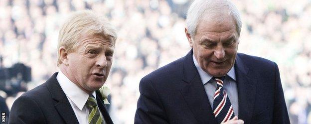 Gordon Strachan and Walter Smith