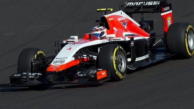 Max Chilton of Marussia