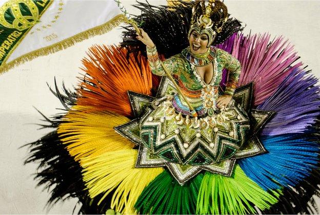 Dancer at Rio Carnival