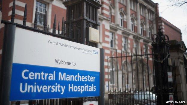 Central Manchester University Hospitals NHS Trust in Manchester